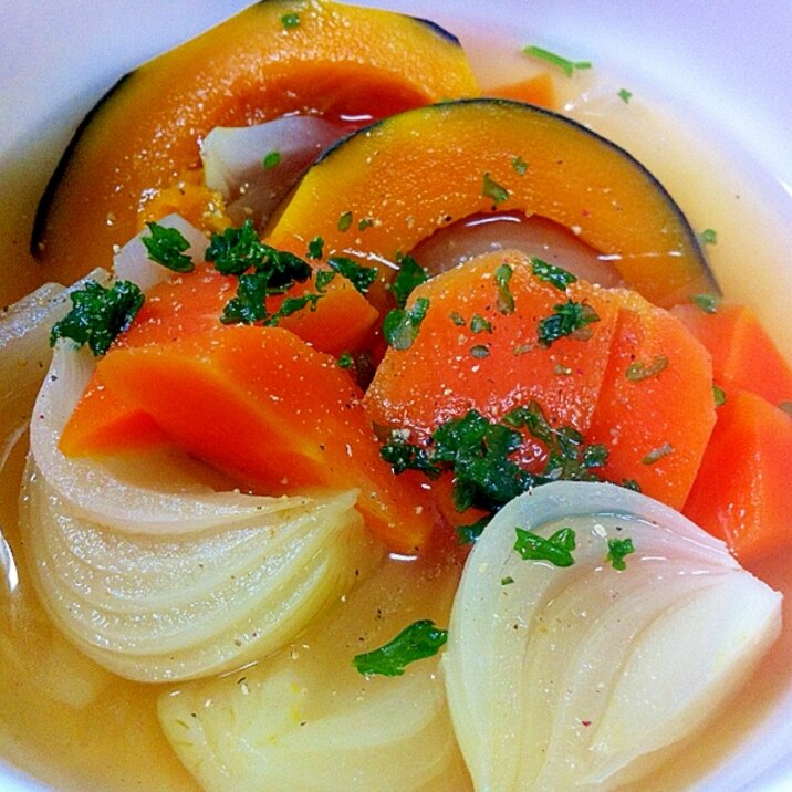 ブーケガルニで　野菜スープ